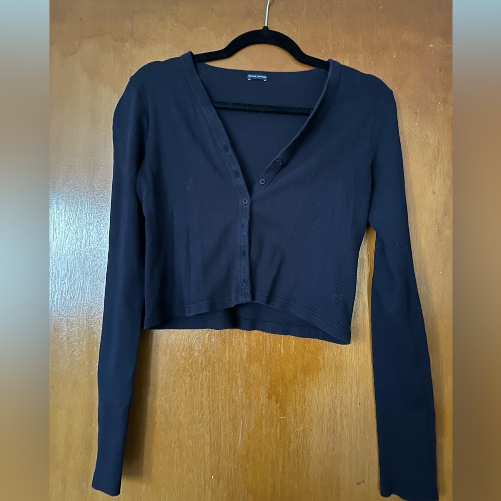 Brandy Cropped Button Down